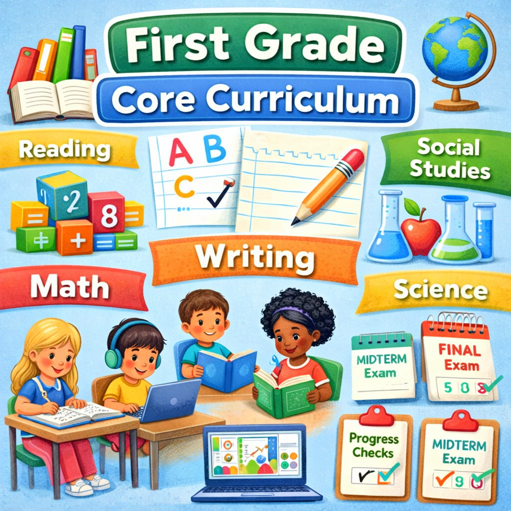First Grade Core Curriculum – Full Year Program